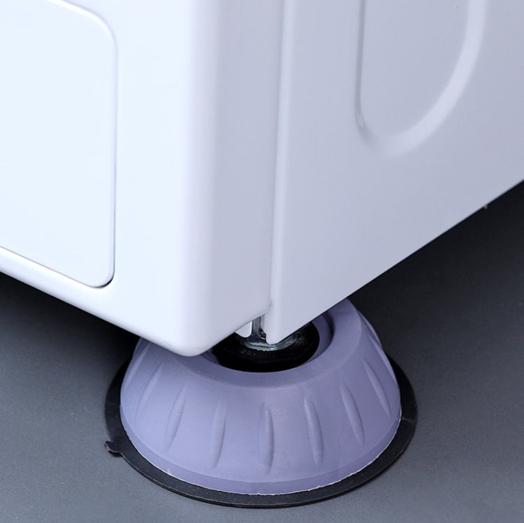 4pcs Roller Washing Machine Foot Pad Rubber Refrigerator Shock-Absorbing Basee(Large) - Washing Machine Parts by buy2fix | Online Shopping UK | buy2fix