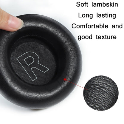 2pcs Genuine Leather Sponge Earmuffs For B&O BeoPlay H7 / H9 / H9i (Apricot) - Earmuff & Pad by buy2fix | Online Shopping UK | buy2fix