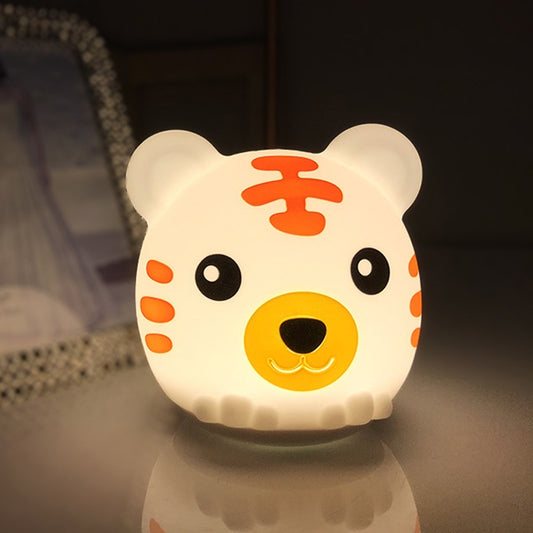 DA006 LED Colorful Tiger Silicone Night Light, Type: USB Charging by buy2fix