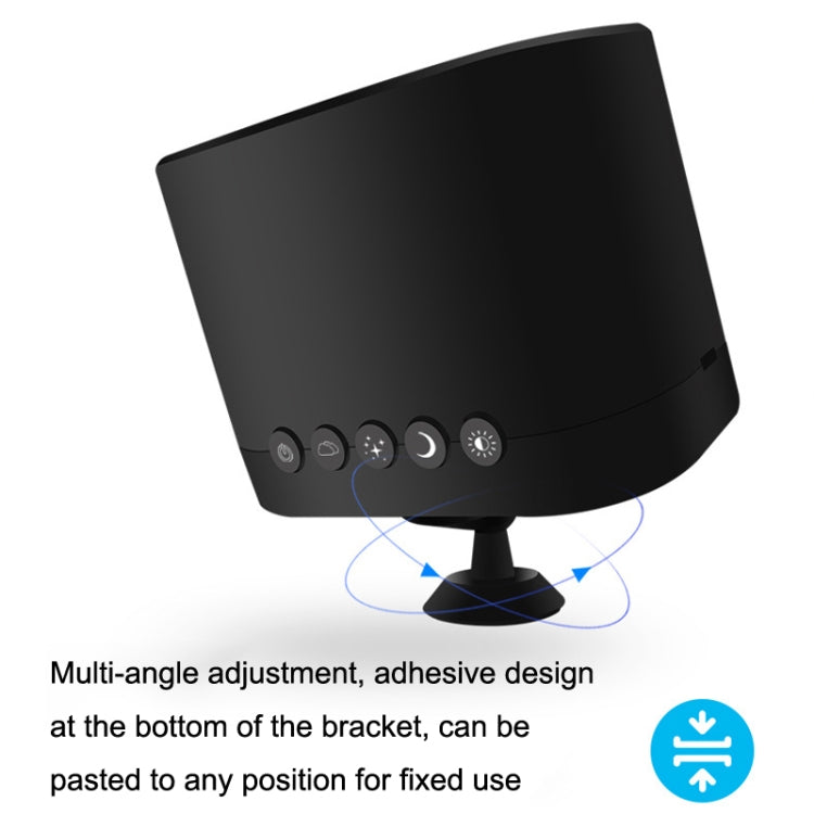 C211 Star Projector Lamp USB Bedside Atmosphere Light(Black) by buy2fix