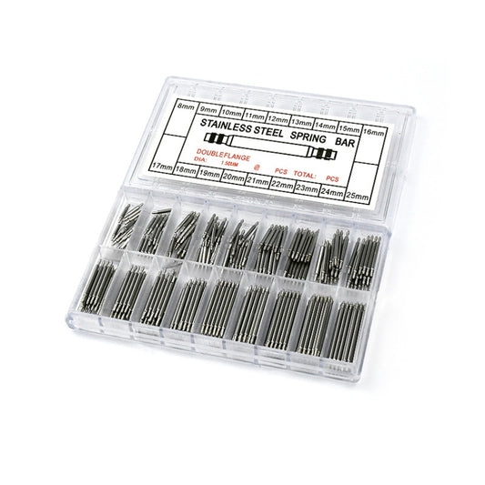 360 PCS / Box C016 8-25mm Stainless Steel Seamless Box Packing Spring Bar - Watch Parts & Tools by buy2fix | Online Shopping UK | buy2fix