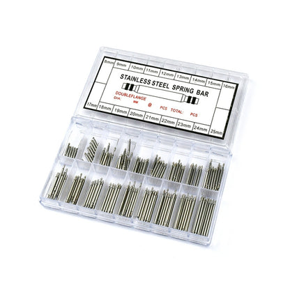 180 PCS / Box C014 8-25mm Stainless Steel Seamless Box Packing Spring Bar - Watch Parts & Tools by buy2fix | Online Shopping UK | buy2fix