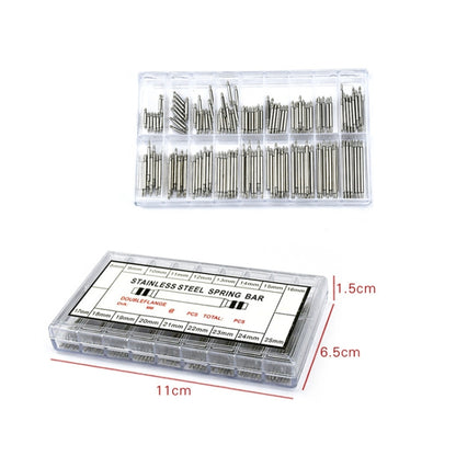 180 PCS / Box C014 8-25mm Stainless Steel Seamless Box Packing Spring Bar - Watch Parts & Tools by buy2fix | Online Shopping UK | buy2fix