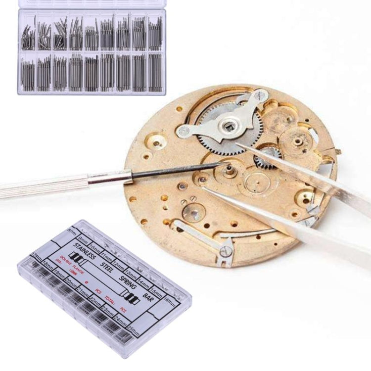 180 PCS / Box C014 8-25mm Stainless Steel Seamless Box Packing Spring Bar - Watch Parts & Tools by buy2fix | Online Shopping UK | buy2fix