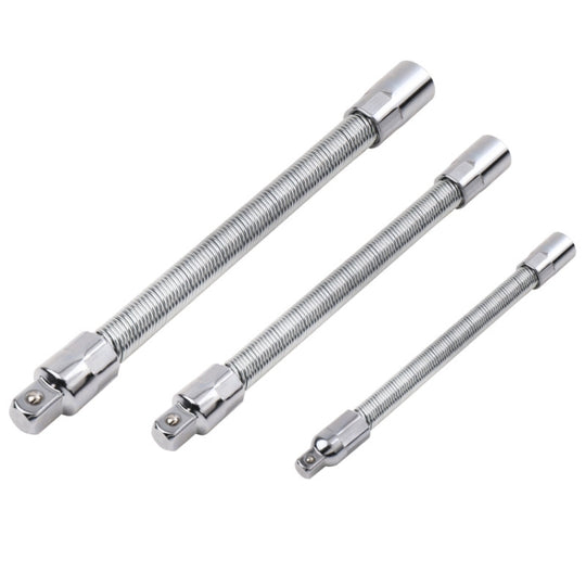 3 in 1 DT190TJG Universal Soft Shaft Ratchet Wrench Spring Extended Rod