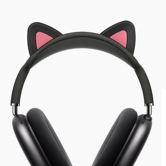 Cat-Ear Silicone Beam Cover For AirPods Max 2 / Max(Black)