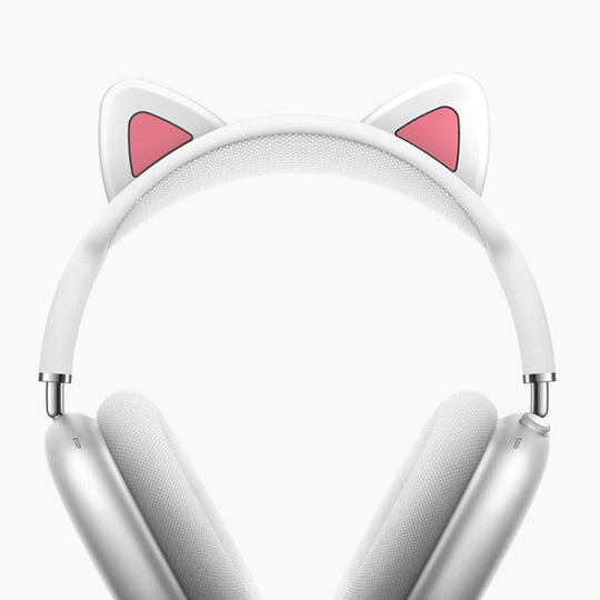 Cat-Ear Silicone Beam Cover For AirPods Max 2 / Max(White)