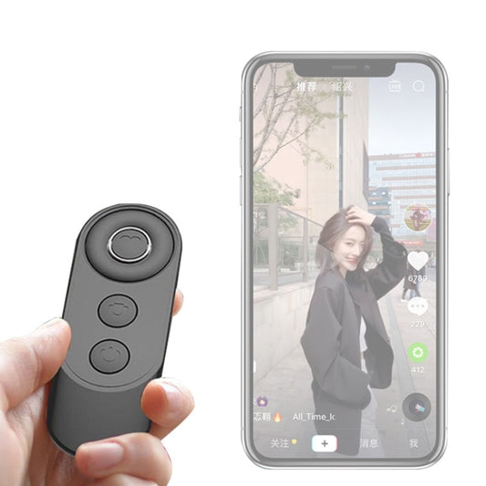 Mobile Phone Bluetooth Selfie Remote Control(Elegant Black) - Phone Remote Control by buy2fix | Online Shopping UK | buy2fix