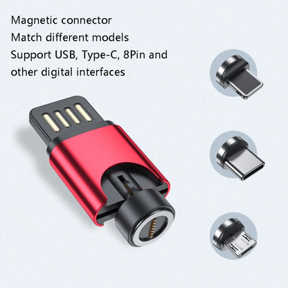 USB Portable Magnetic Adapter, Random Colors Delivery, Model: Charging Function(3 in 1) by buy2fix