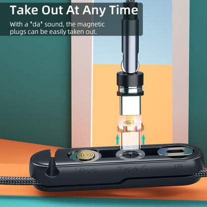 20 PCS Magnetic Suction Tip Storage Portable Anti-Loss Cable Manager(Black) by buy2fix