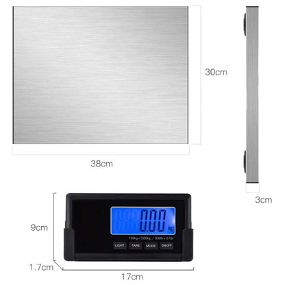 180kg / 0.1kg Wireless Transmission Split Scale Electronic Scale Portable Express Scale Animal Scale,CN Plug by buy2fix