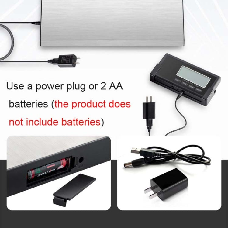 180kg / 0.1kg Wireless Transmission Split Scale Electronic Scale Portable Express Scale Animal Scale,CN Plug by buy2fix