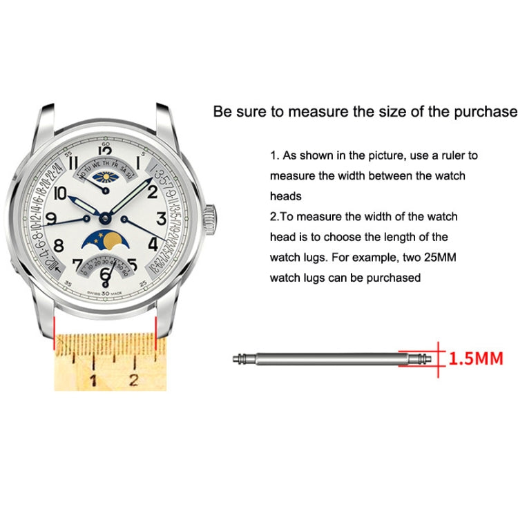 144 PCS / Set 8-25mm Strap Connecting Shaft Stainless Steel Watch Spring Bar - Watch Parts & Tools by buy2fix | Online Shopping UK | buy2fix