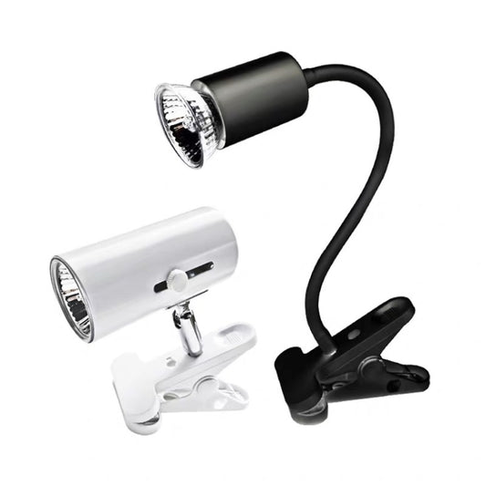 ZY-UAB Turtle Backlight UVA Heated Climbing Pet Backlight, EU Plug With Bulb(White Elbow Long Light Stand) - Reptile Supplies by buy2fix | Online Shopping UK | buy2fix