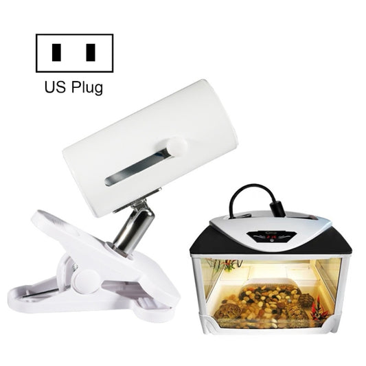 ZY-UAB Turtle Backlight UVA Heated Climbing Pet Backlight, US Plug Without Bulb( White Short Light Stand) - Reptile Supplies by buy2fix | Online Shopping UK | buy2fix