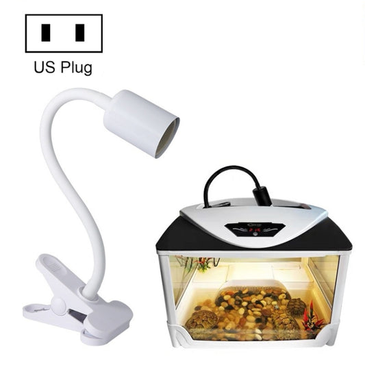ZY-UAB Turtle Backlight UVA Heated Climbing Pet Backlight, US Plug Without Bulb(White Elbow Long Light Stand) - Reptile Supplies by buy2fix | Online Shopping UK | buy2fix