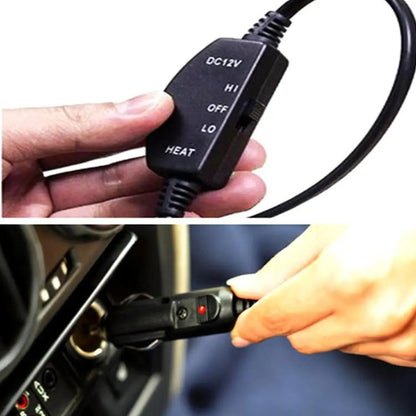 12V Car Winter Electric Heating Blanket Temperature Control Type(Red) by buy2fix