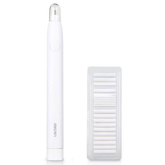 Deli 71107 Electric Eraser Art Can Replace The Core Rubber Core(White Shell) - Eraser & Correction Tape by Deli | Online Shopping UK | buy2fix