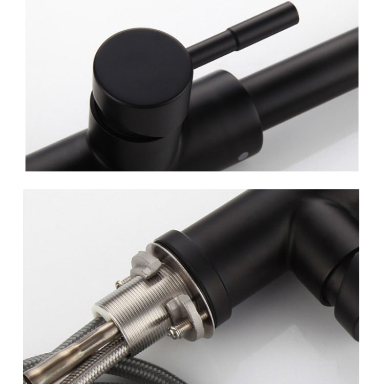 304 Stainless Steel Kitchen Sink Pull-out Faucet by buy2fix