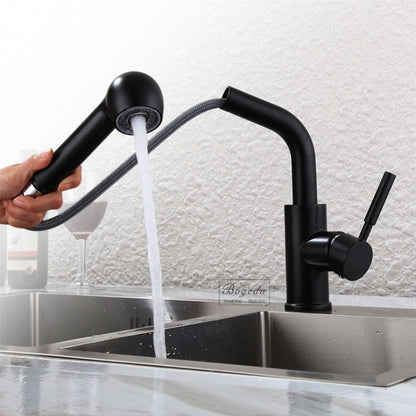 304 Stainless Steel Kitchen Sink Pull-out Faucet by buy2fix