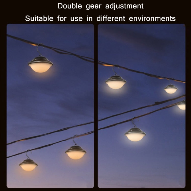 Outdoor Portable Hanging USB Charging Camping Light(Black) by buy2fix
