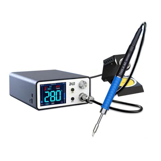AIXUN Ensemble d'outils de soudage de réparation de précision, prise américaine (station de soudage T3A + stylo de soudage T245)