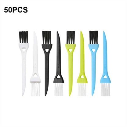50 PCS Razor Brush Crevice Cleaning Brush Groove Brush Mini Small Brush(Random Color Delivery) - Shavers Parts by buy2fix | Online Shopping UK | buy2fix