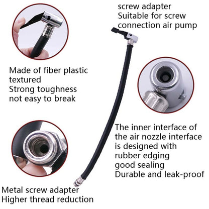 Inflatable Pump Schrader Valve Extension Tube Tire Fast Inflatable Mouth Extend Tube by buy2fix