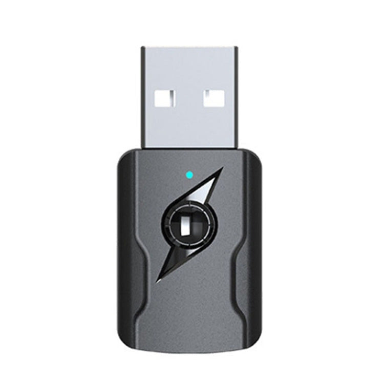 5.0 Bluetooth Transmitter AUX Receiver USB Dual Output Computer Audio Adapter by buy2fix