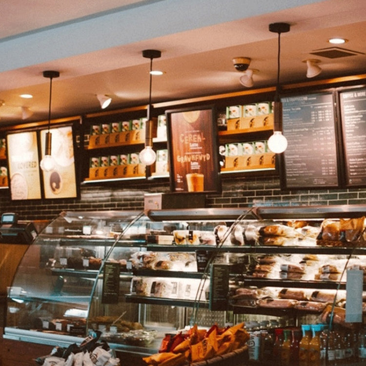 ST64 Electroplating Smoke Grey Warm Light LED Bulb Retro Lamp by buy2fix