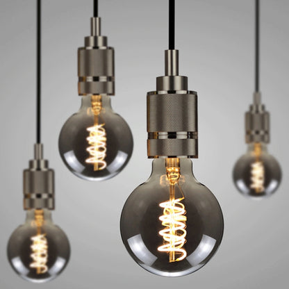 G80 Electroplating Smoke Grey Warm Light LED Bulb Retro Lamp by buy2fix