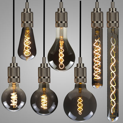 G95 Electroplating Smoke Grey Warm Light LED Bulb Retro Lamp by buy2fix