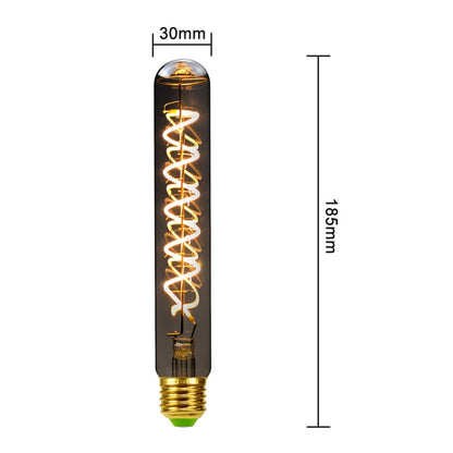 T185 Electroplating Smoke Grey Warm Light LED Bulb Retro Lamp by buy2fix