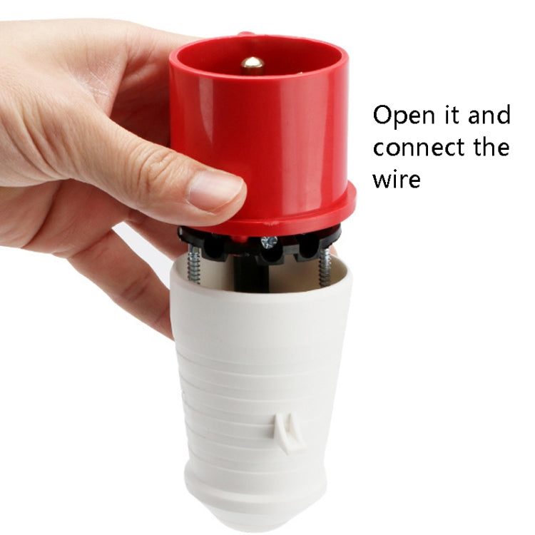 Industrial Plug IP44 Waterproof Aviation Connection Plug, Style: 5 Core 16A by buy2fix