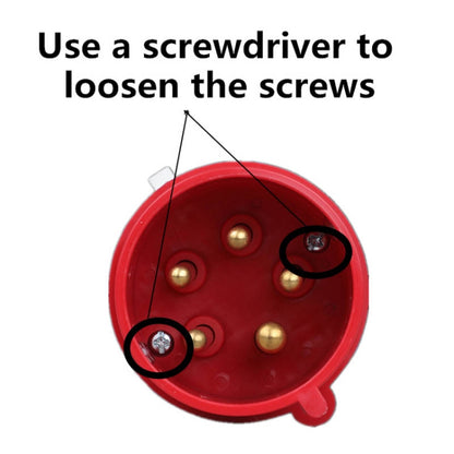 Industrial Plug IP44 Waterproof Aviation Connection Plug, Style: 5 Core 16A by buy2fix