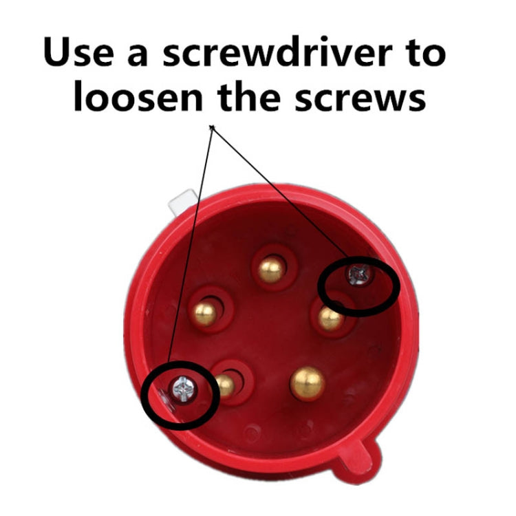 Industrial Plug IP44 Waterproof Aviation Connection Plug, Style: 4 Core 32A by buy2fix