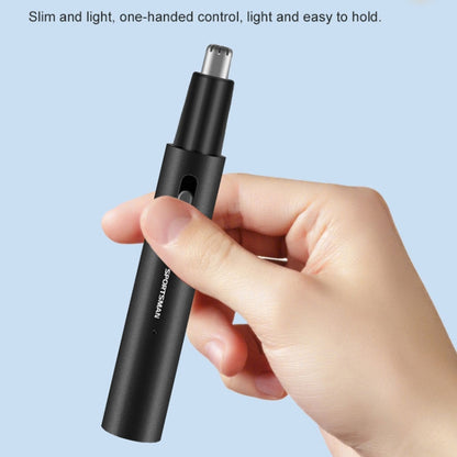 SPORTSMAN Metal Aluminum Tube Body Rechargeable Nose Hair Device, Style: Eyebrow 2 In 1(Light Blue) - Shavers & Accessories by SPORTSMAN | Online Shopping UK | buy2fix