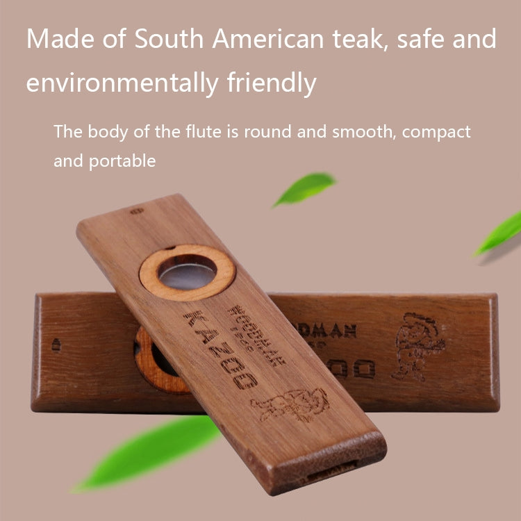 ADL07 Wooden Environmental Protection Portable Kazoo(ADL07) - Wind Instrument Accessories by buy2fix | Online Shopping UK | buy2fix