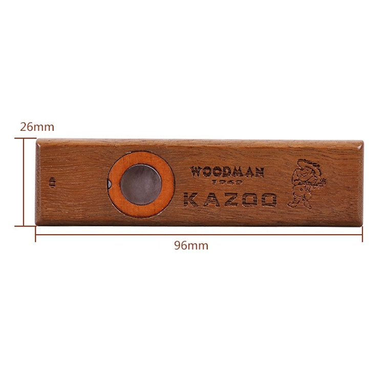 ADL07 Wooden Environmental Protection Portable Kazoo(ADL07) - Wind Instrument Accessories by buy2fix | Online Shopping UK | buy2fix