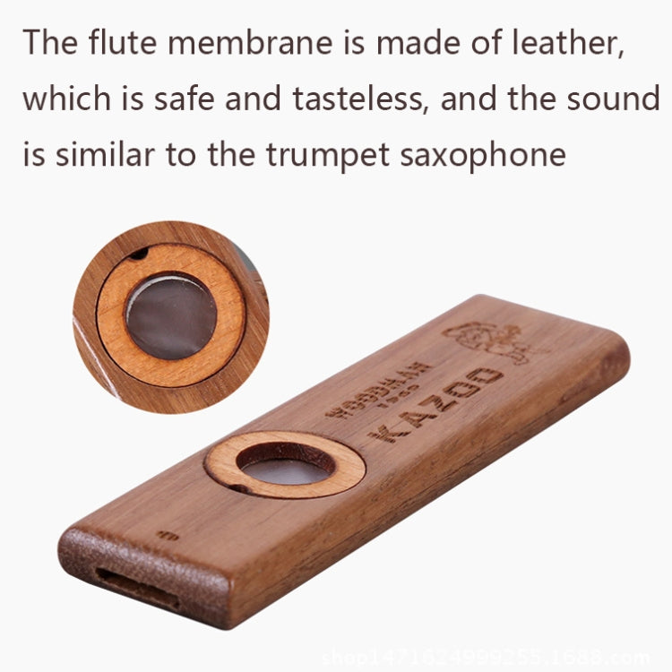 ADL07 Wooden Environmental Protection Portable Kazoo(ADL07) - Wind Instrument Accessories by buy2fix | Online Shopping UK | buy2fix