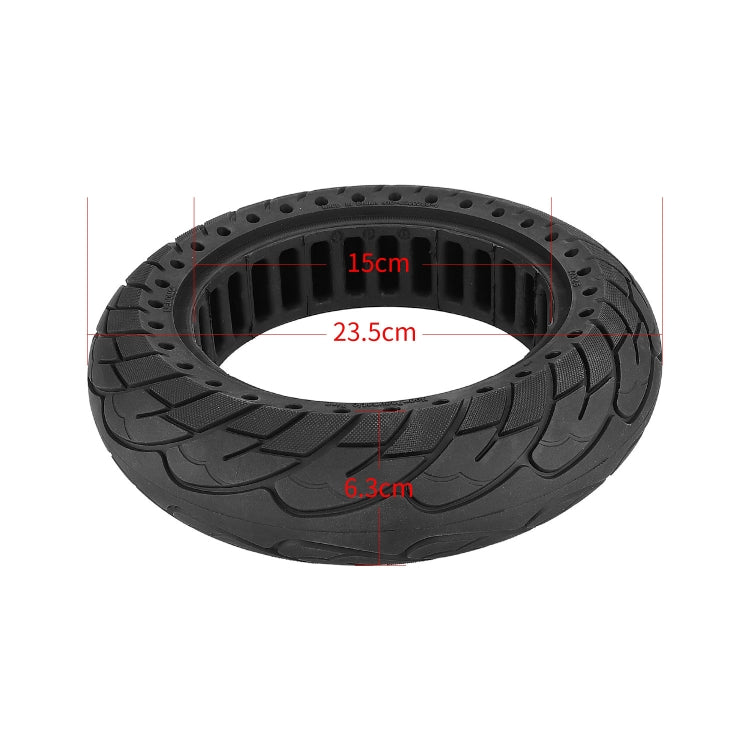 10 Inch Soid Tire Shock Absoption Tubeless Honeycomb Tyre for Ninebot Max G30 - Accessories & Parts by buy2fix | Online Shopping UK | buy2fix
