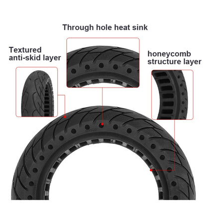 10 Inch Soid Tire Shock Absoption Tubeless Honeycomb Tyre for Ninebot Max G30 - Accessories & Parts by buy2fix | Online Shopping UK | buy2fix