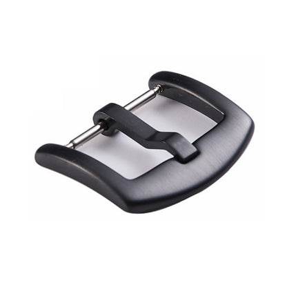 3 PCS 316L Stainless Steel Watch Buckle Watch Accessories, Color: 18mm IP Black - Watch Parts & Tools by buy2fix | Online Shopping UK | buy2fix