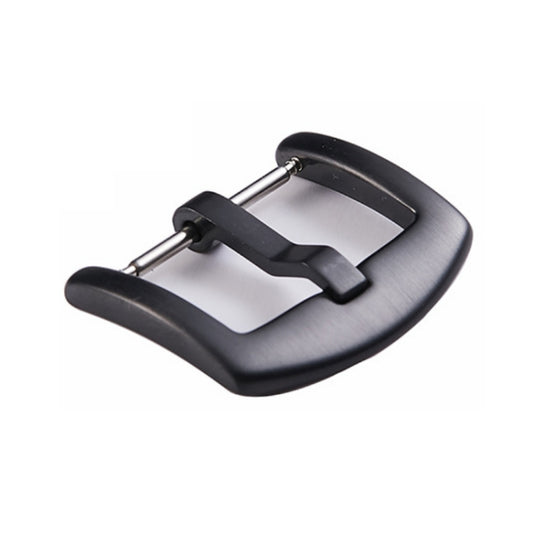 3 PCS 316L Stainless Steel Watch Buckle Watch Accessories, Color: 18mm IP Black - Watch Parts & Tools by buy2fix | Online Shopping UK | buy2fix