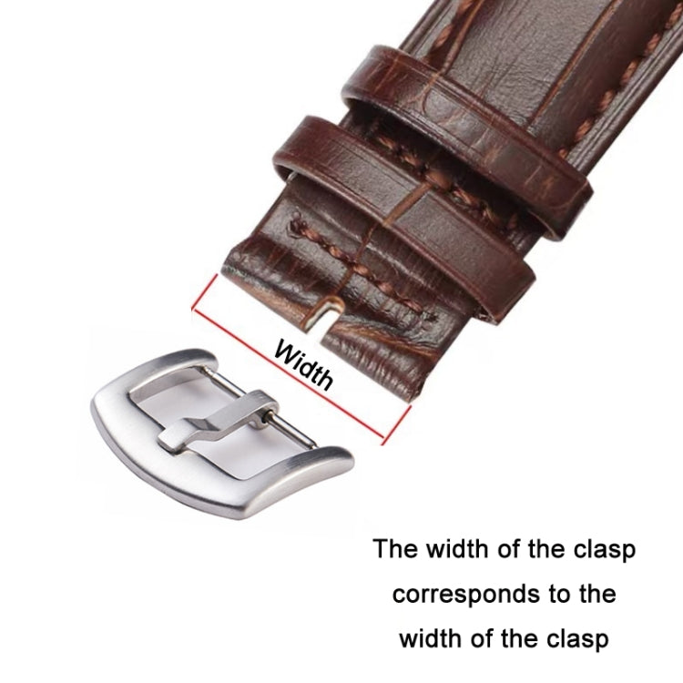 3 PCS 316L Stainless Steel Watch Buckle Watch Accessories, Color: 20mm Silver - Watch Parts & Tools by buy2fix | Online Shopping UK | buy2fix