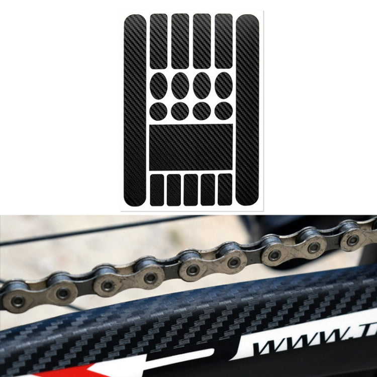 FMFXTR Bicycle Protection Chain Sticker Front Fork Protective Film, Color: Carbon Fiber - Others by FMFXTR | Online Shopping UK | buy2fix
