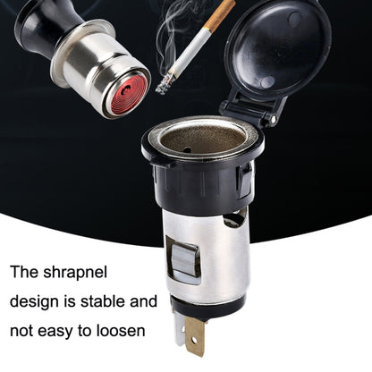Car Modified Cigarette Lighter Car Charging Power Socket No Cigarette Type (with 15cm Line) - Cigar Socket by buy2fix | Online Shopping UK | buy2fix
