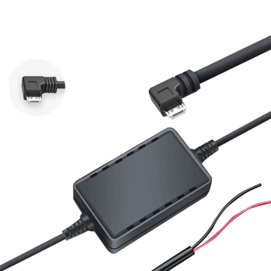 USB Car Charge 12V To 5V Navigation Instrument Reduction Line(Android Left Bend) - Car Charger by buy2fix | Online Shopping UK | buy2fix