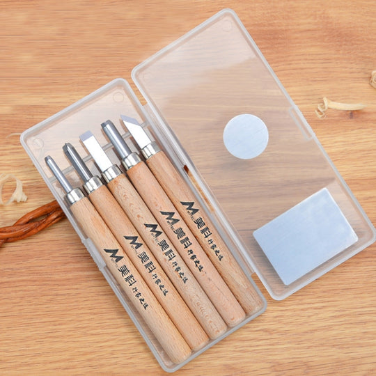 5 PCS/Set MYTEC Multifunctional Woodworking Rubber Stamp Carving Tool Knife