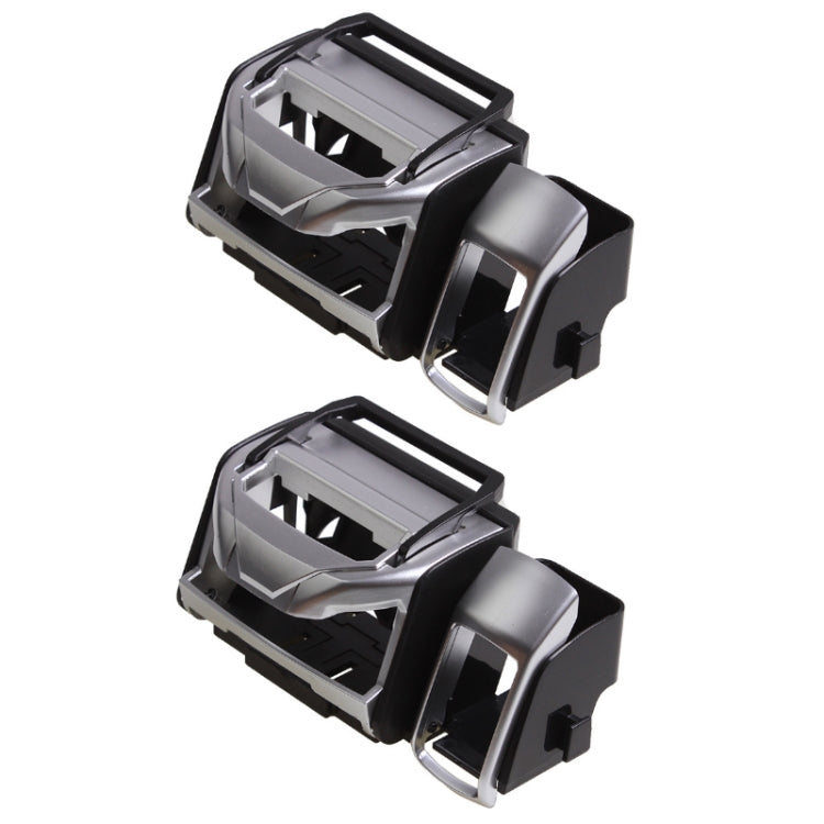 2 PCS SD-1012 Car Multifunctional Drink Holder Garbage Box(Silver) - Car Drink Holders by buy2fix | Online Shopping UK | buy2fix